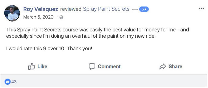 Spray Paint Secrets Customer Review